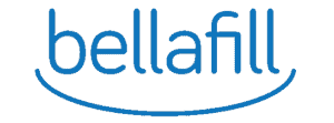 A logo that discuss about too much bellafill in cheeks
